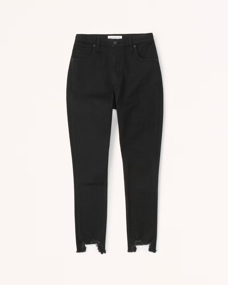 Women's Curve Love High Rise Super Skinny Jean | Women's Clearance | Abercrombie.com | Abercrombie & Fitch (US)
