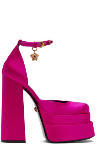 Pink Medusa Aevitas Platform Heels | SSENSE