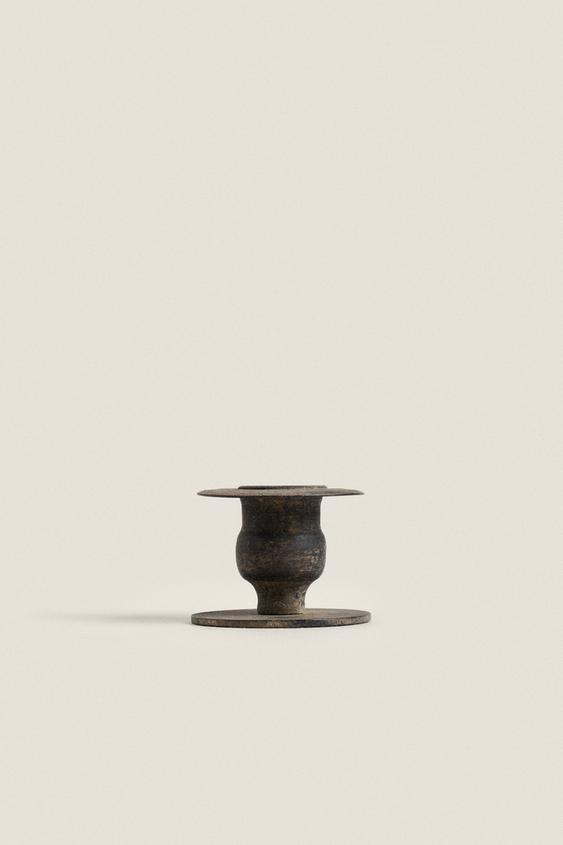 SMALL IRON CANDLEHOLDER | Zara US