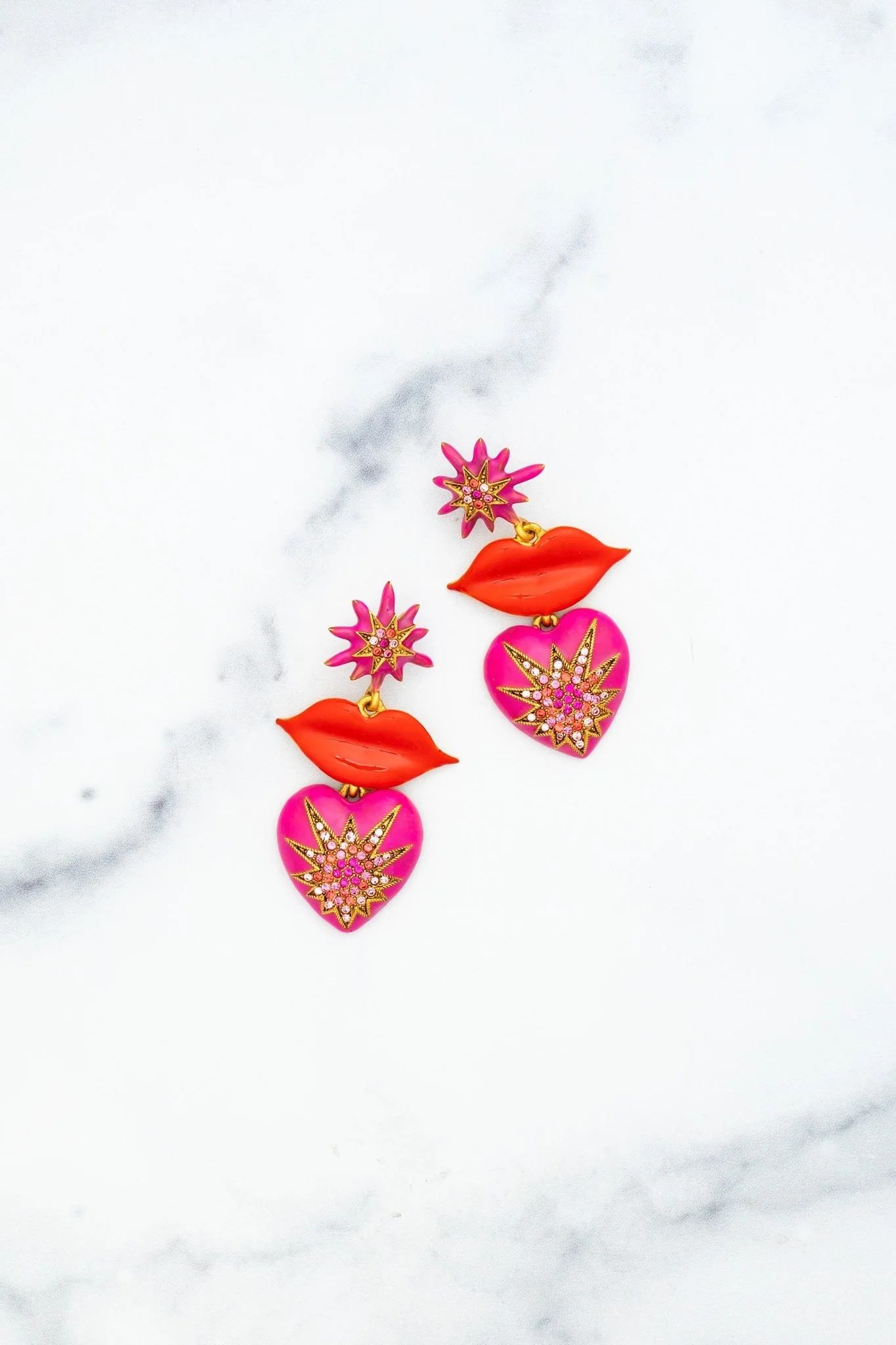 Kiss Me Earrings | Elizabeth Cole Jewelry
