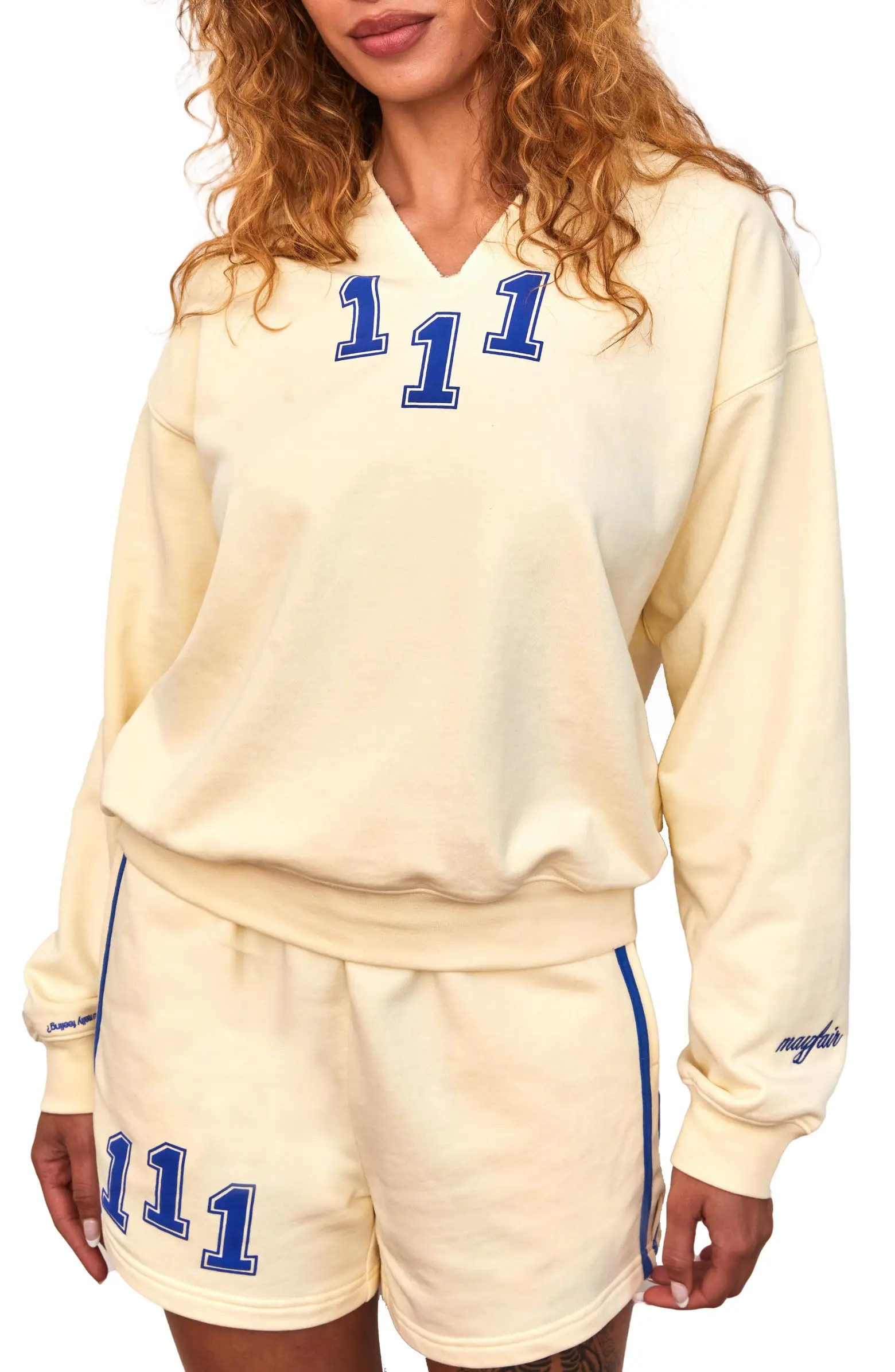 Athletic Department Notch Neck Graphic Sweatshirt | Nordstrom