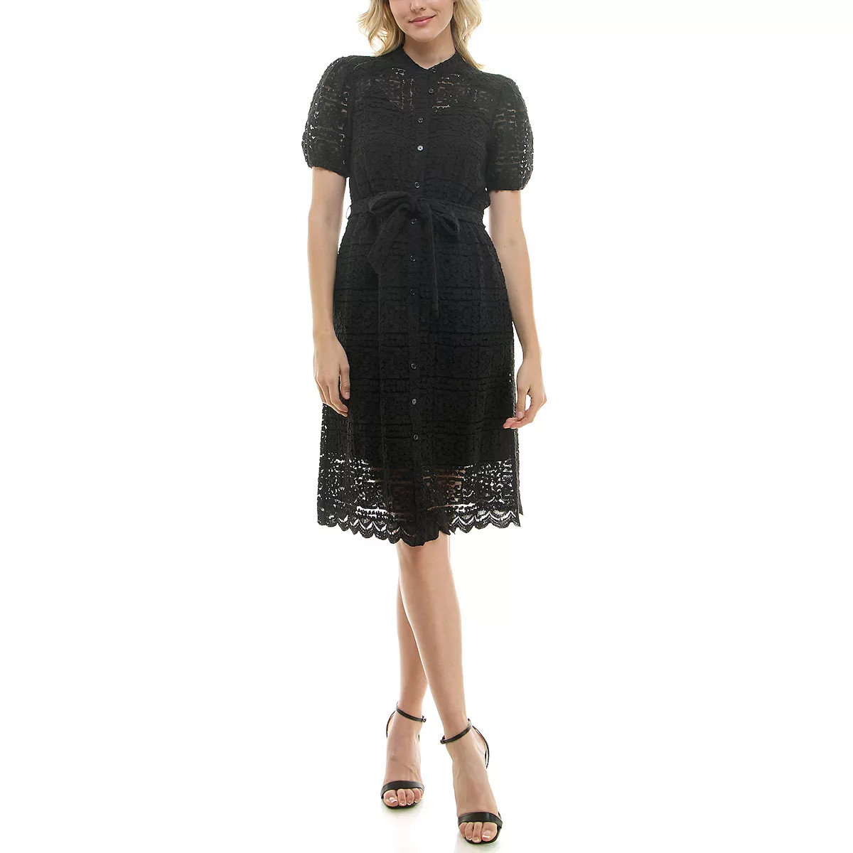 Women's Nicole Miller Lace Shirt Dress | Kohl's