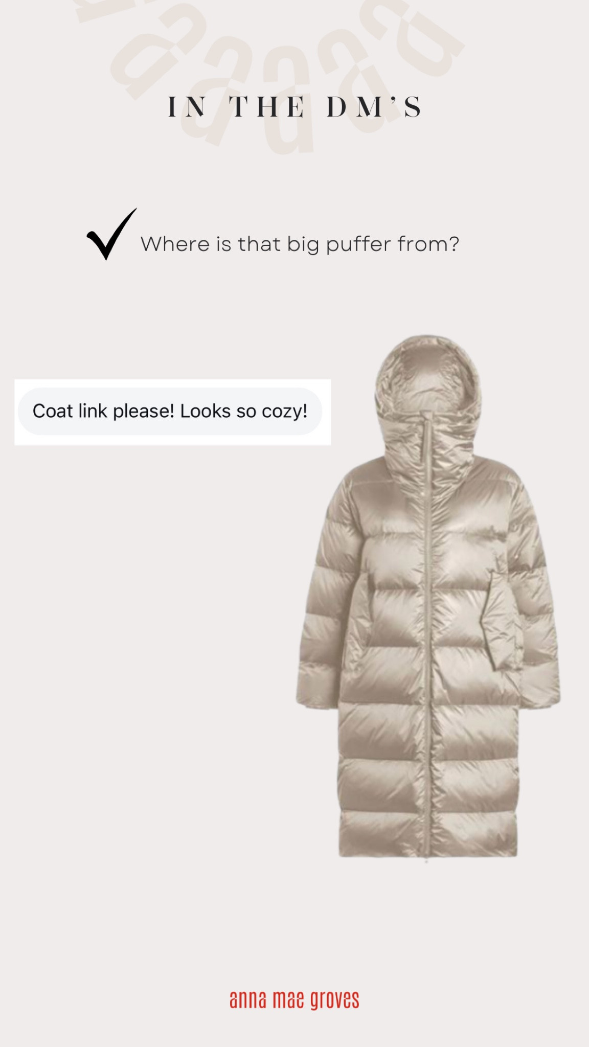 In the DM’s this week: where’s that big puffer from? You guys have been loving this puffer. Perfect for when you need to go out in the arctic tundra - it’s pricey but worth it. 

#LTKOver40 #LTKFitness #LTKStyleTip