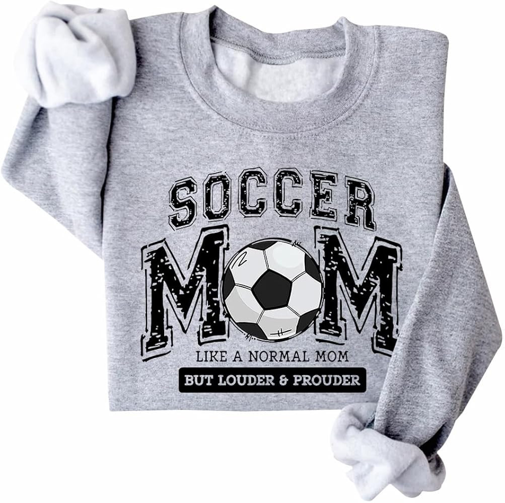 Soccer Mom Sweatshirt Soccer Mom Crewneck Soccer Sweatshirt | Amazon (US)