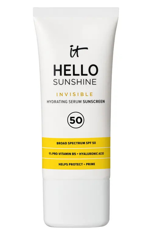 IT Cosmetics Hello Sunshine Invisible Face Sunscreen SPF 50 in Sheer at Nordstrom, Size 2.7 Oz | Nordstrom