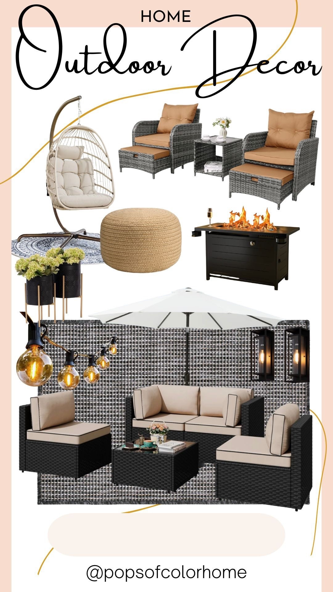 Outdoor furniture and decor finds on sale 

#LTKSaleAlert #LTKHome
