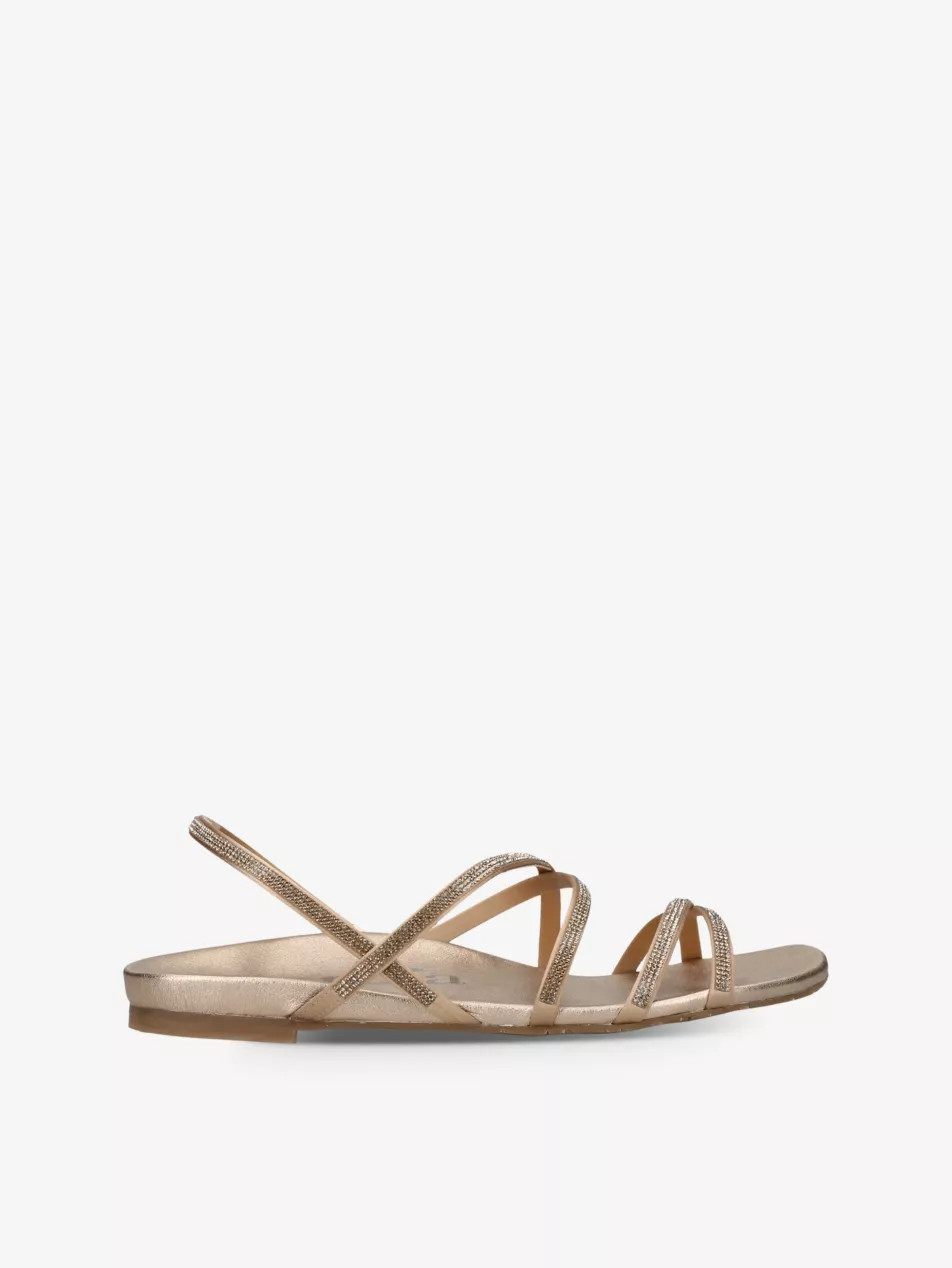 Bera Crystal-Embellishment Leather Sandals | Selfridges