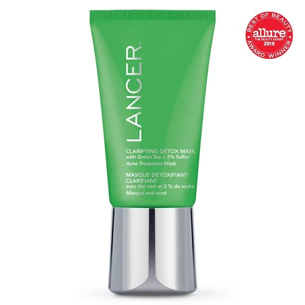 Lancer Clarifying Detox Mask with Green Tea & 3% Sulfur (US DOMESTIC) - Walmart.com | Walmart (US)