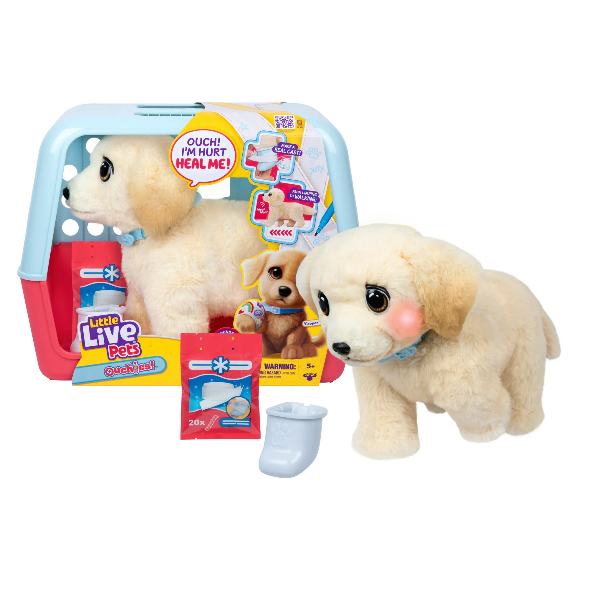 Little Live Pets Ouchies Deluxe Single Pk Cooper | Walmart (US)