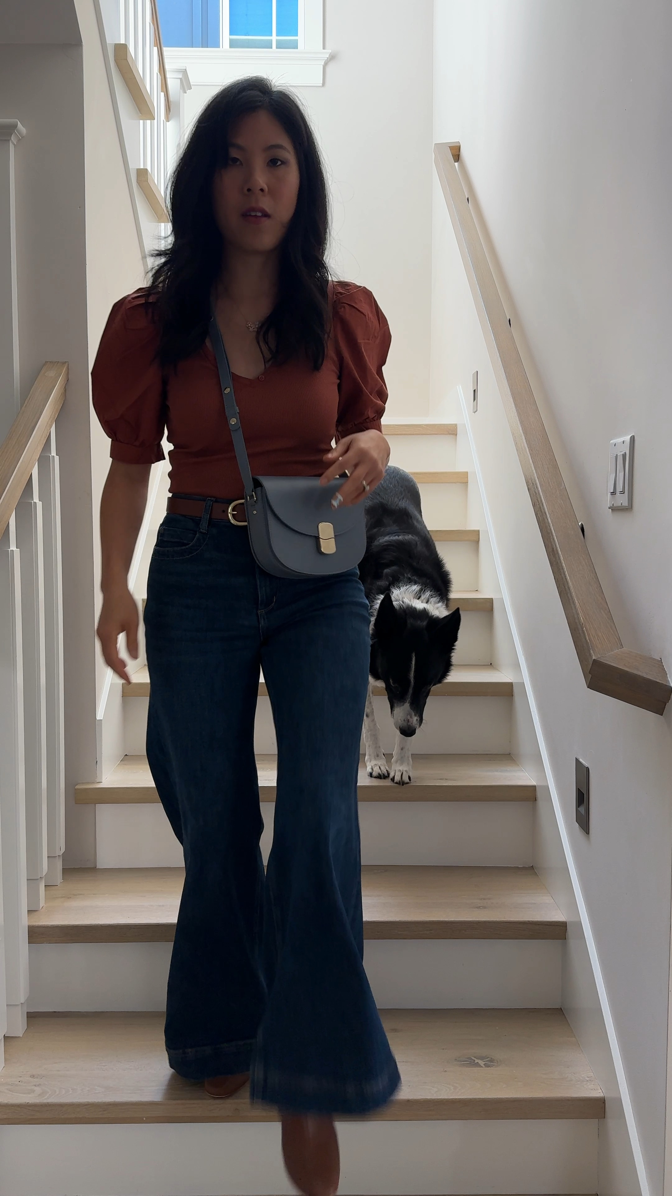 OOTD: my easy mom and work outfit . These jeans and top are so comfortable!  

#LTKover40 #LTKworkwear #LTKshoecrush