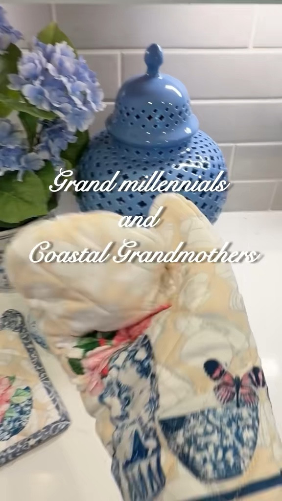 grandmillenial coastal decor potholders perfect gift for mom #mothersday

#LTKmomlife #LTKMothersDay #LTKHome
