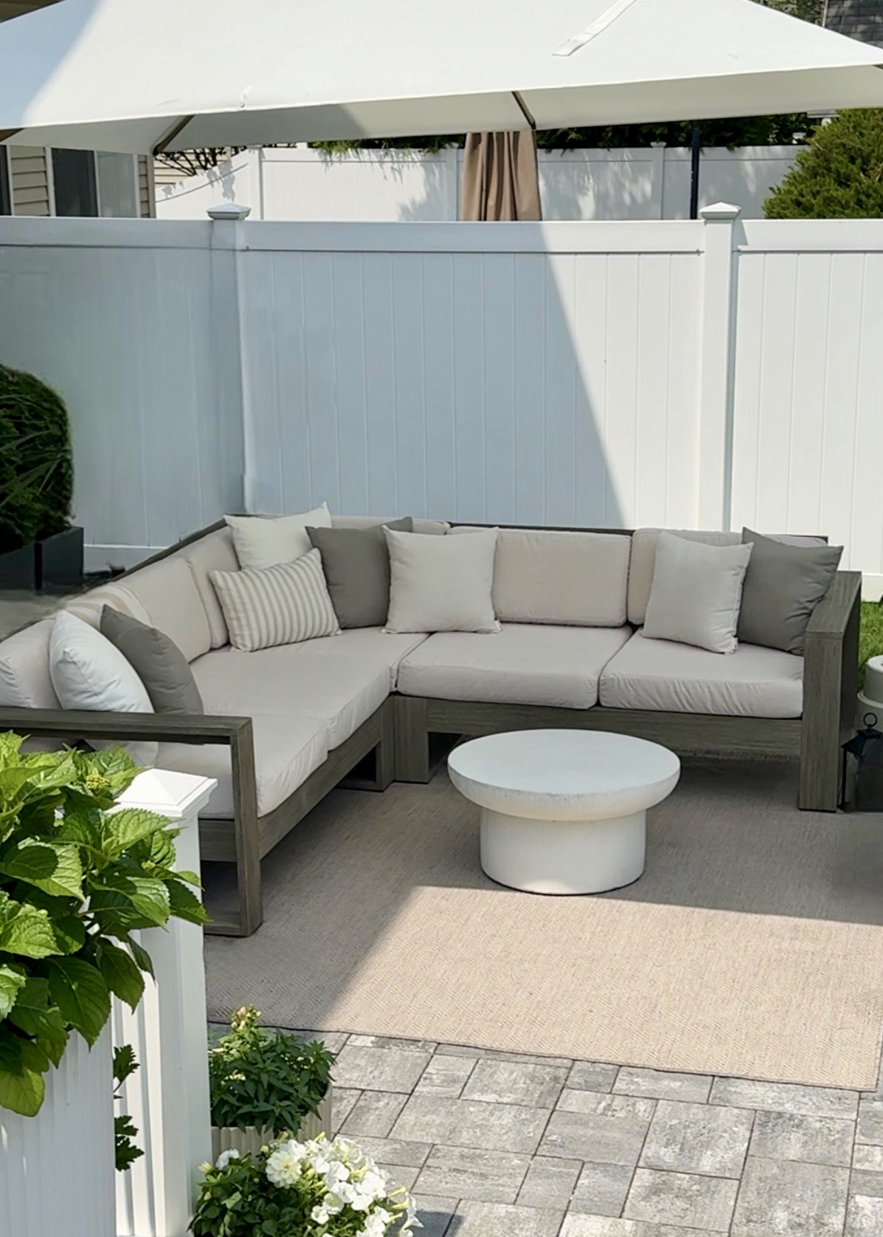 Outdoor sofa and umbrella

#LTKHome #LTKSaleAlert #LTKSeasonal