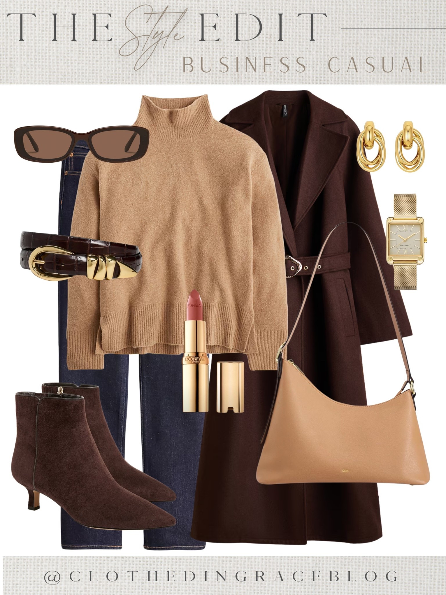 Business casual style 