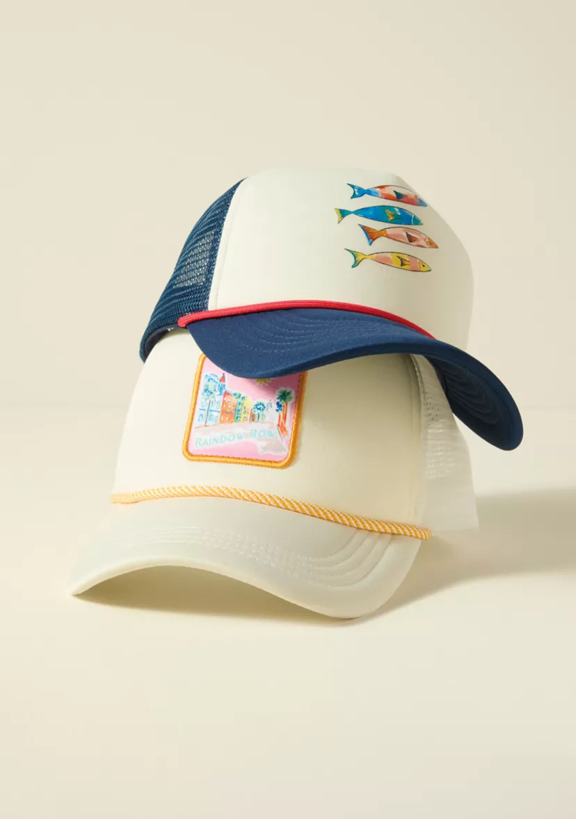 Sewing Down South x Crown & Ivy™ Watercolor Printed Trucker Hat | Belk