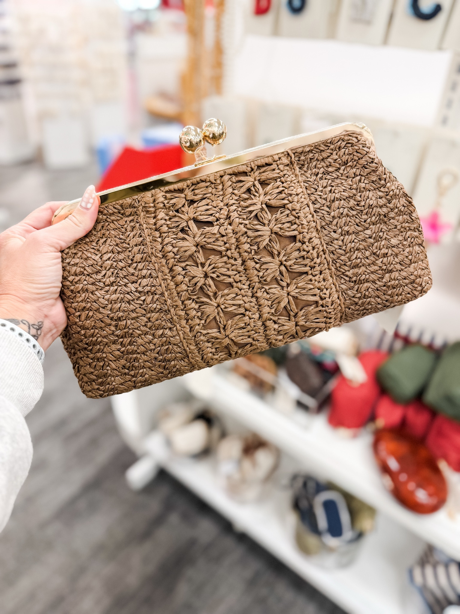Love this raffia clutch @Target 

#LTKSaleAlert #LTKootd #LTKSeasonal