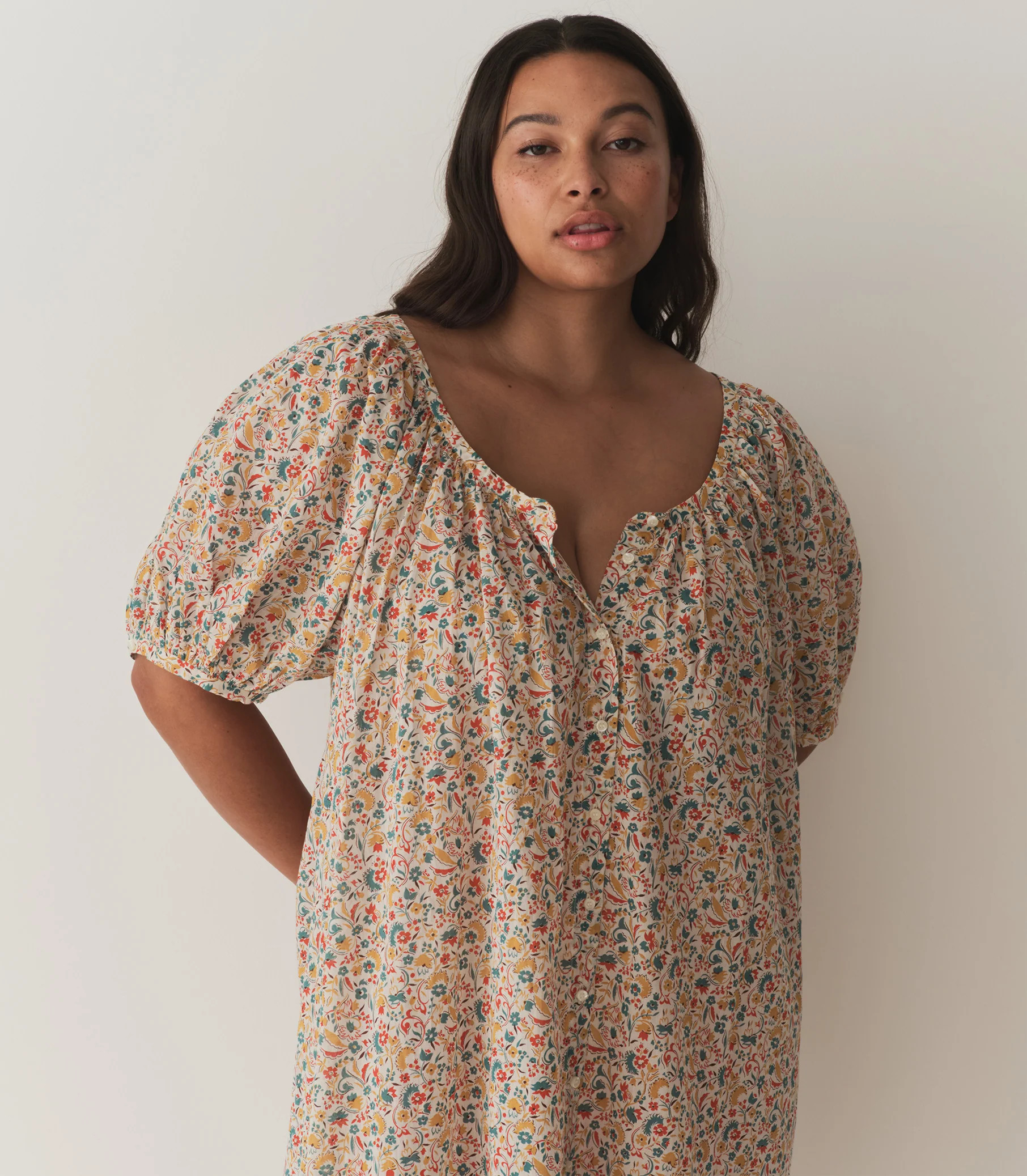 Josette Dress - Wild Clover Floral | DÔEN | DOEN