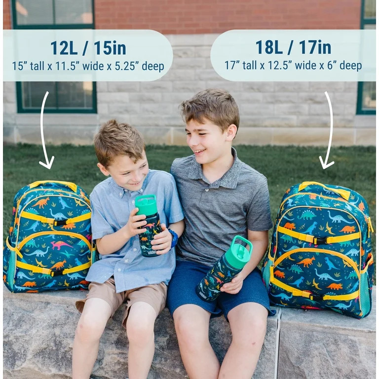 Wildkin Kids Jurassic Dinosaurs ECO rPET Next Gen Backpack - 15 Inch / 12L | Walmart (US)