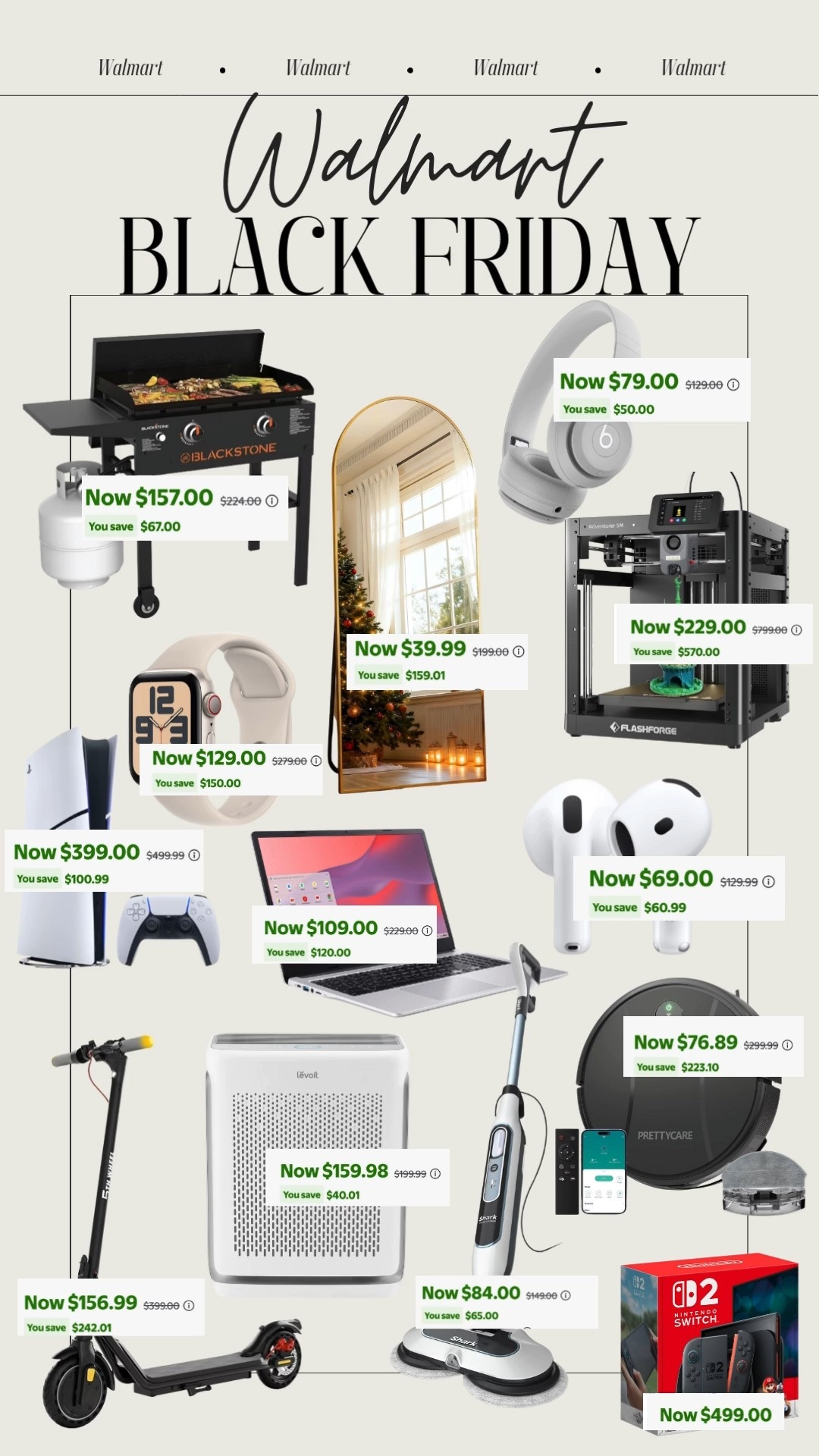 These items are in the top 100  list for Walmart’s Black Friday Sale✨✨ perfect for Christmas shopping! 

#LTKSaleAlert #LTKCyberWeek #LTKGiftGuide