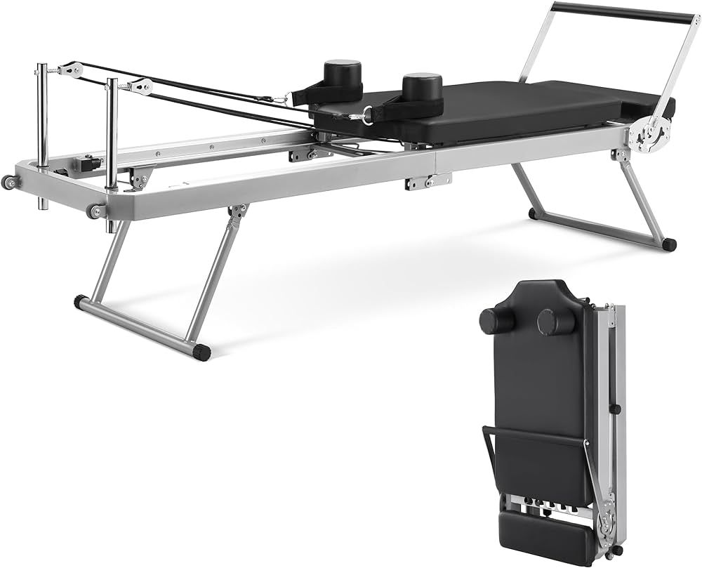 ZENOVA Pilates Reformer，Foldable Reformer Pilates Machine for Home and Gym Use to Balanced Body... | Amazon (US)