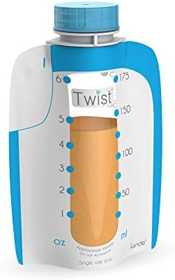 Kiinde Foodii Baby Food and Formula Storage, Disposable Squeeze Pouches for Homemade Purees, Easy... | Amazon (US)