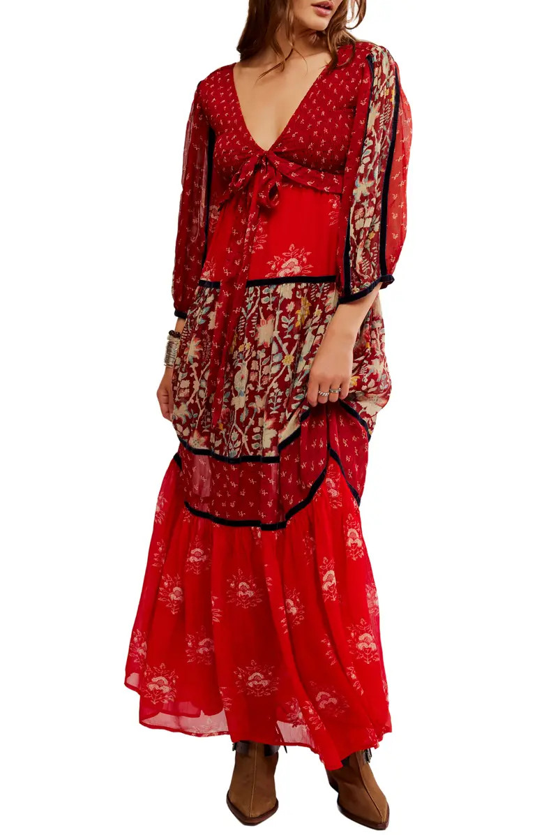 Free People Bali Laurel Tiered Maxi Sundress | Nordstrom | Nordstrom