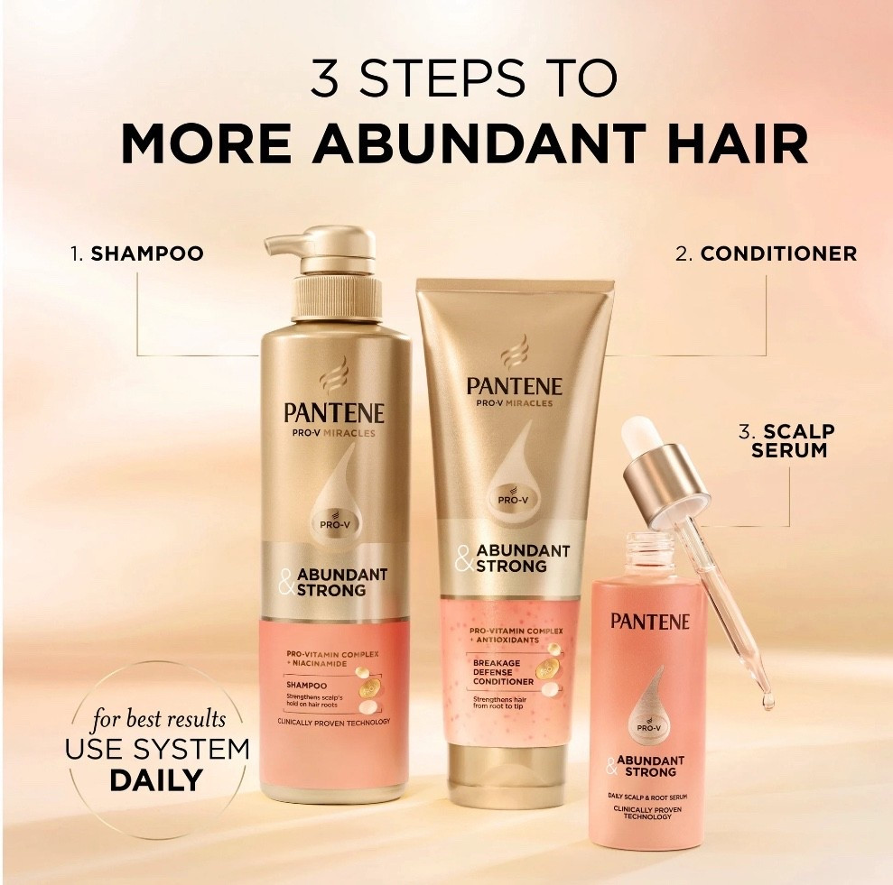 Pantene Abundant & Strong Haircare Line.

#LTKselfcare #LTKBeauty #LTKOver40
