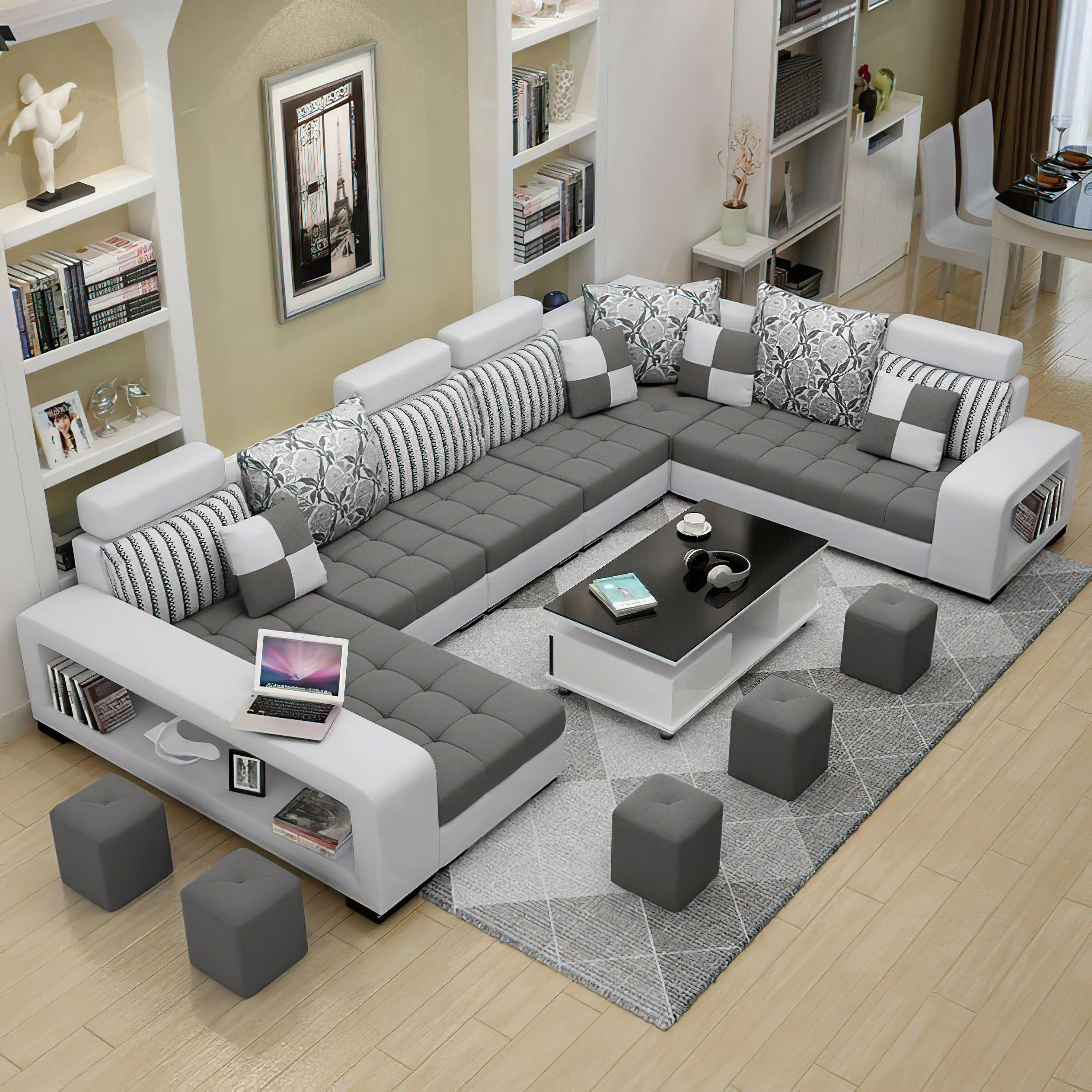 Ashleigh-Jo 5 - Piece Slipcovered Sectional | Wayfair North America