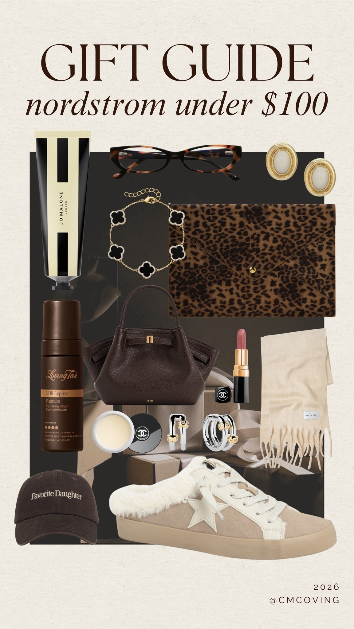 Nordstrom under $100 gift guide 🤎