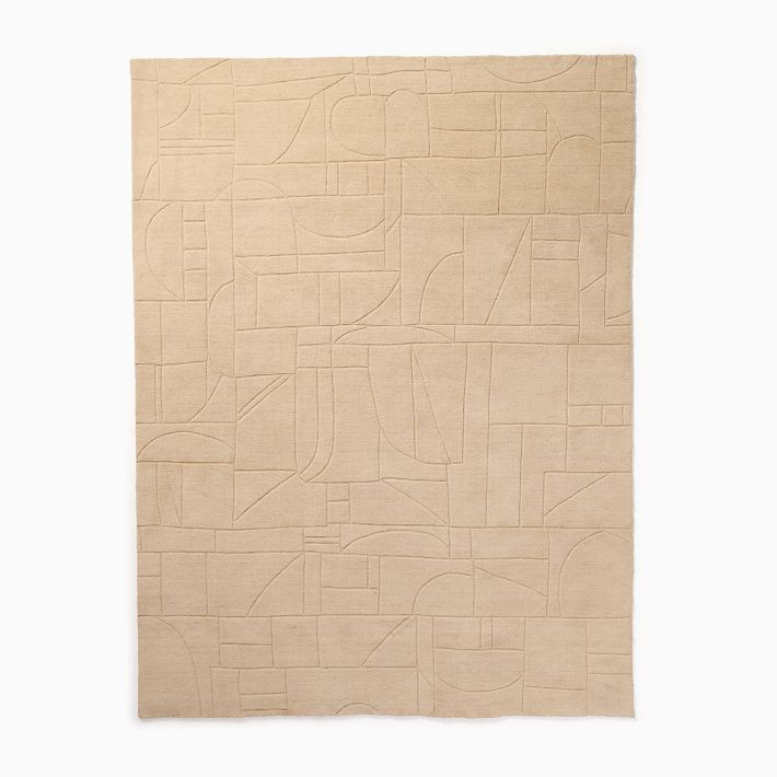 Viewpoint Carved Wool Rug | West Elm (US)