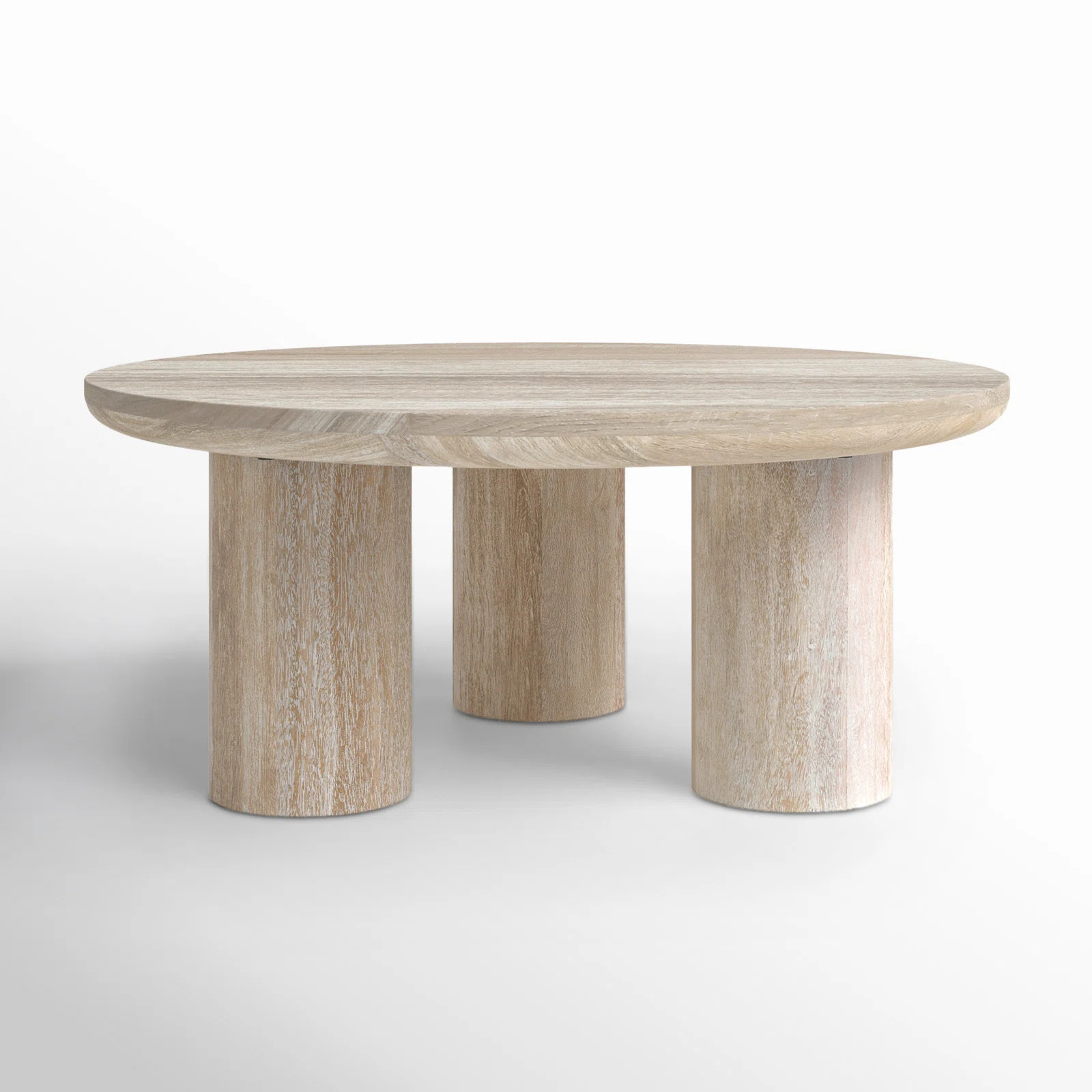 Joss & Main Columnia 40" Solid Wood Round Coffee Table & Reviews | Wayfair | Wayfair North America