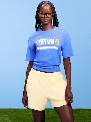 FIFA World Cup 26™ Argentina Vintage Crew-Neck T-Shirt for Women | Old Navy (CA)