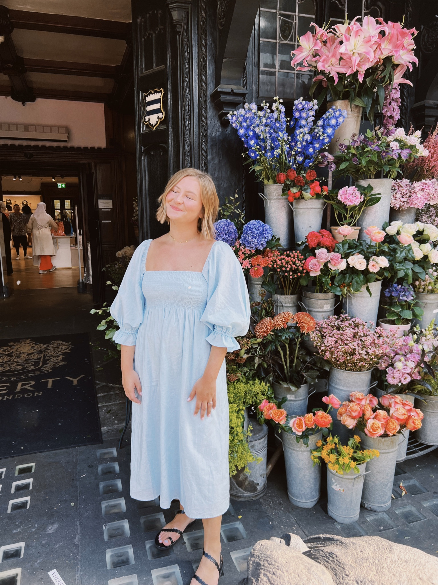 Liberty London was a dream. Such fun things to look at. And this blue linen sleeper dupe was so nice for traveling

#LTKeurope #LTKunder100 #LTKstyletip