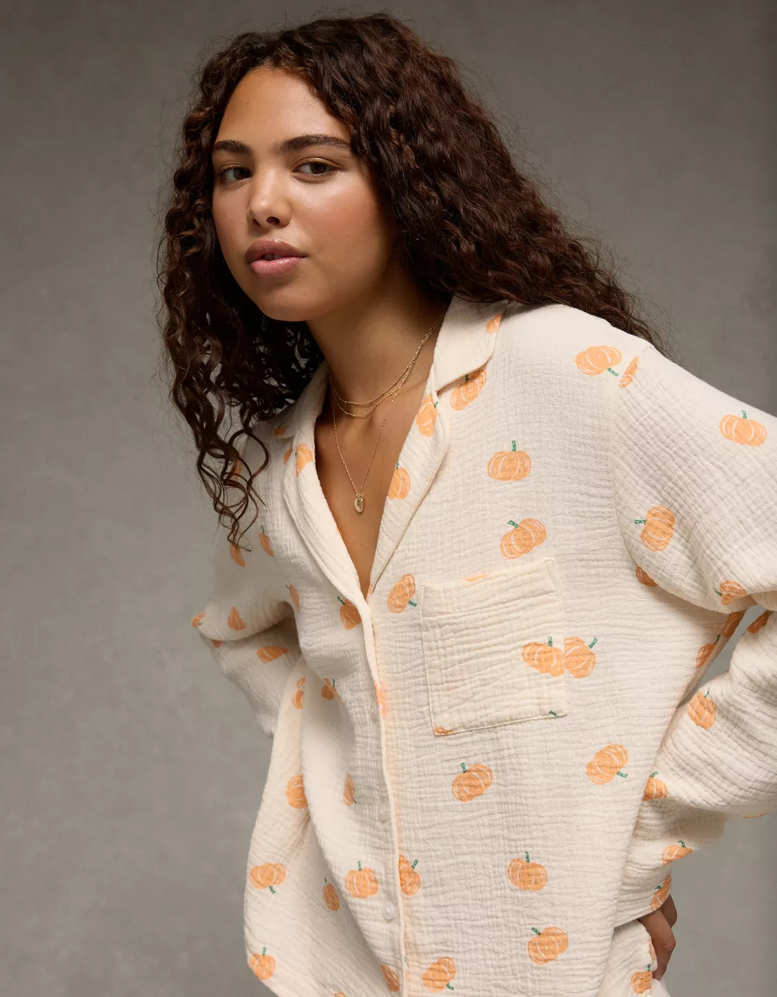 AE Halloween Cotton Gauze PJ Set | American Eagle Outfitters (US & CA)