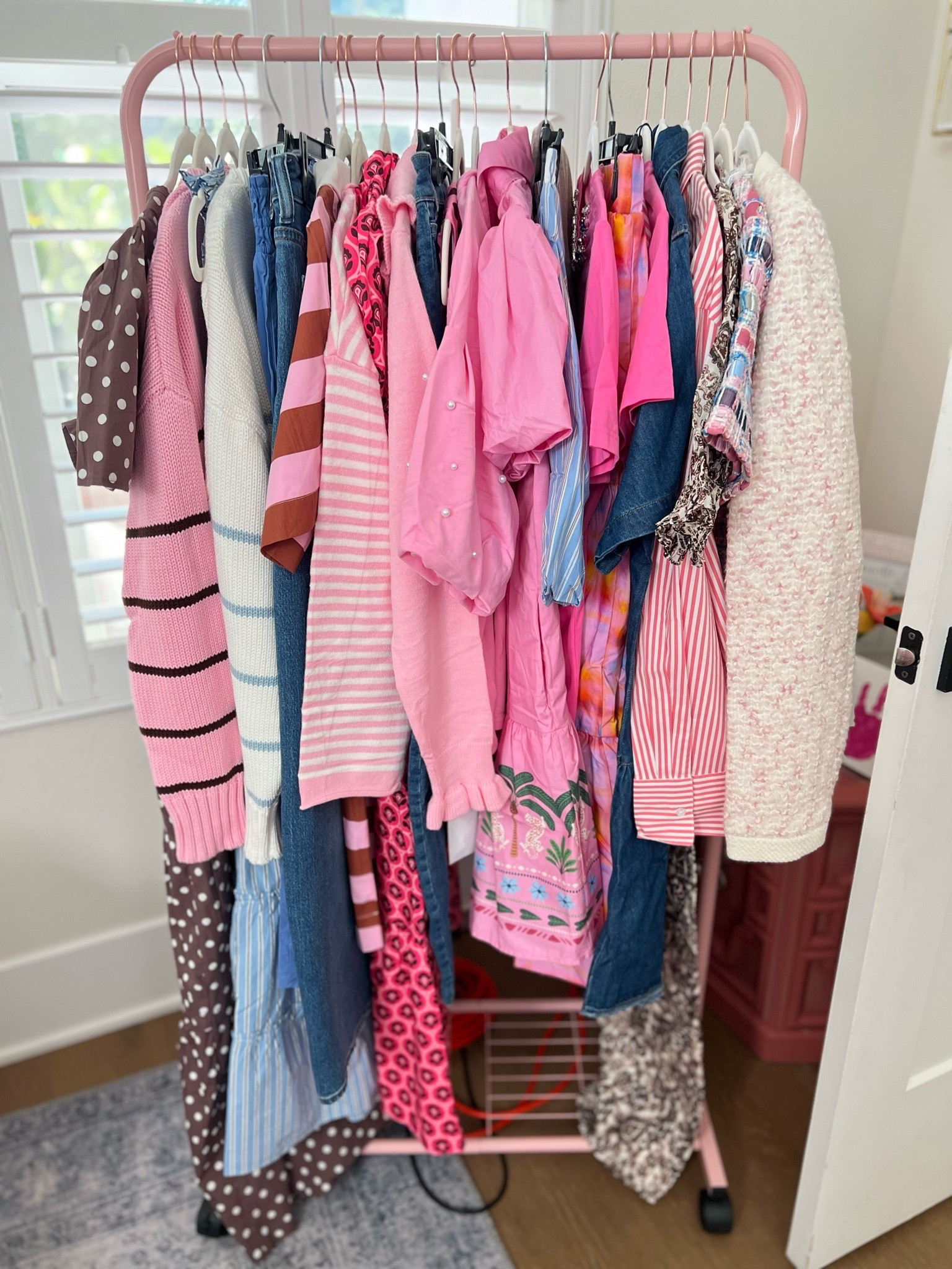 New pink clothing rack bringing me so much joy!

#LTKootd #LTKSeasonal #LTKgrwm