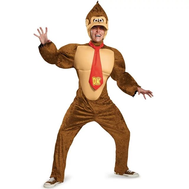 Disguise Super Mario Brothers Donkey Kong Men's Halloween Fancy-Dress Costume for Adult, XXL | Walmart (US)
