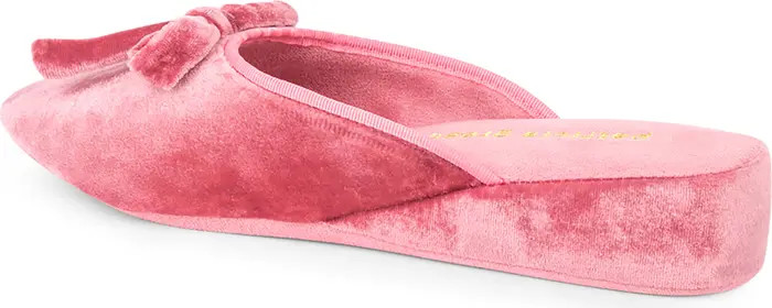 patricia green Velvet Bow Wedge Slipper (Women) | Nordstrom | Nordstrom
