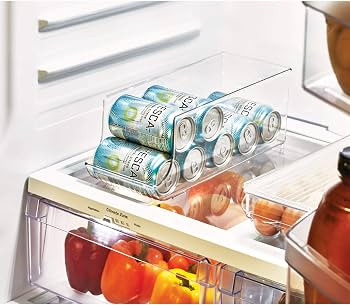 iDesign BPA-Free Plastic Water Bottle and Drink Holder Fridge Organizer Bin for Kitchen, Basement... | Amazon (US)
