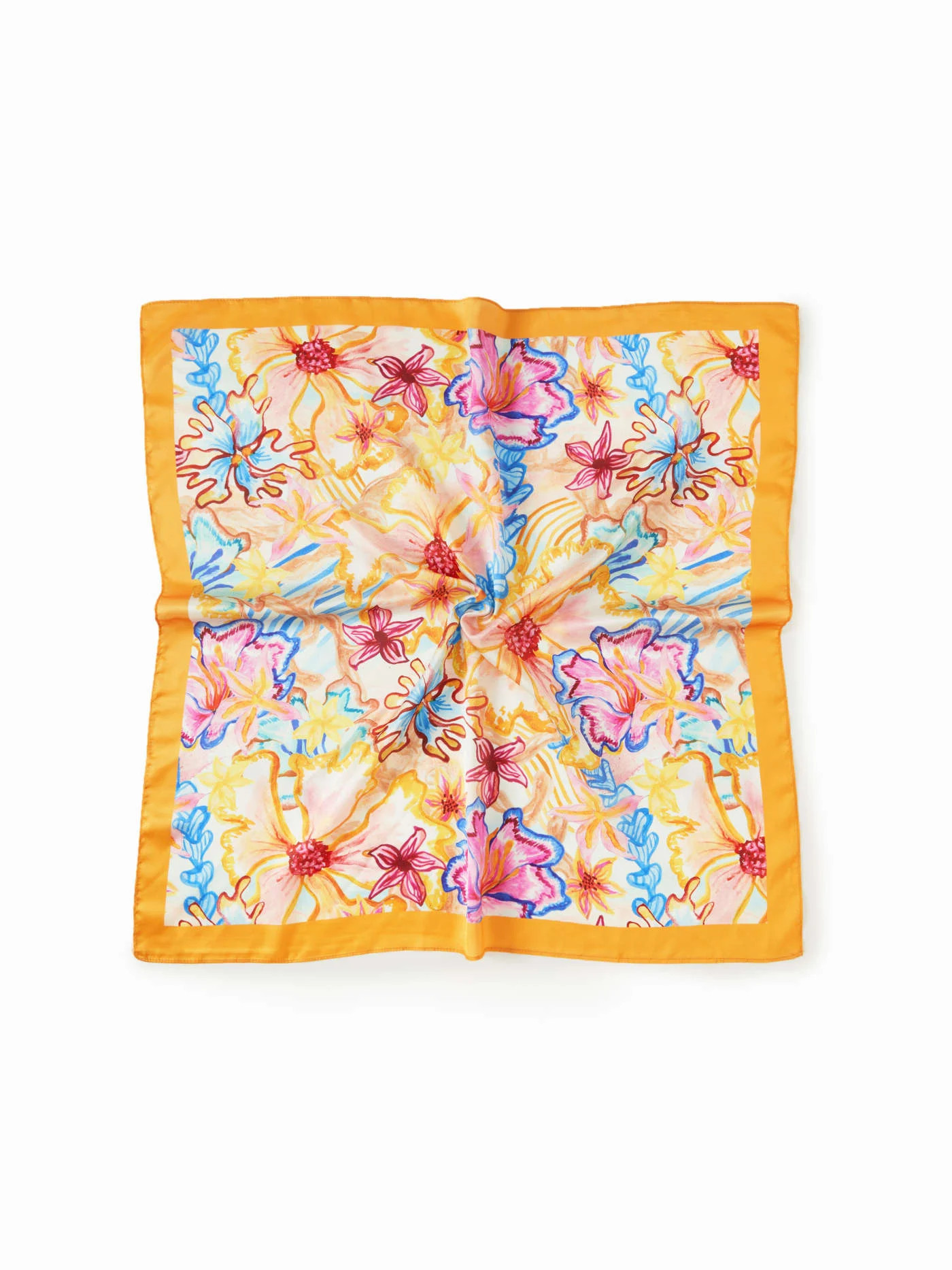 FLOWER SQUARE HEADSCARF For Music Festival/Live House Picnic | Cider