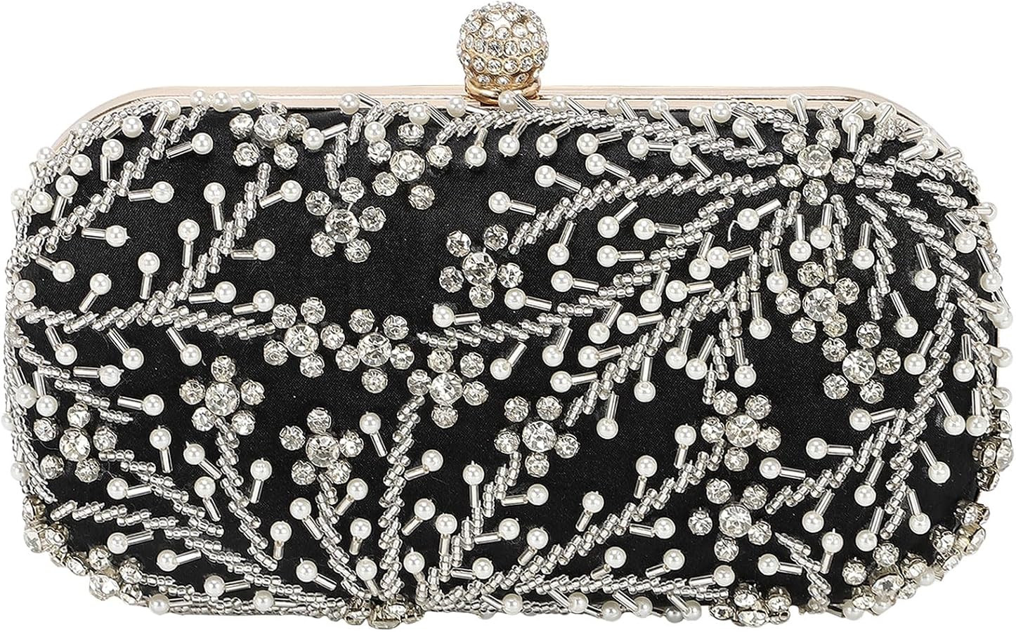 DTGN Evening Bags Clutch Purses for Women Formal, Bridal Purses Rhinestone Handbags Shoulder Bag ... | Amazon (US)