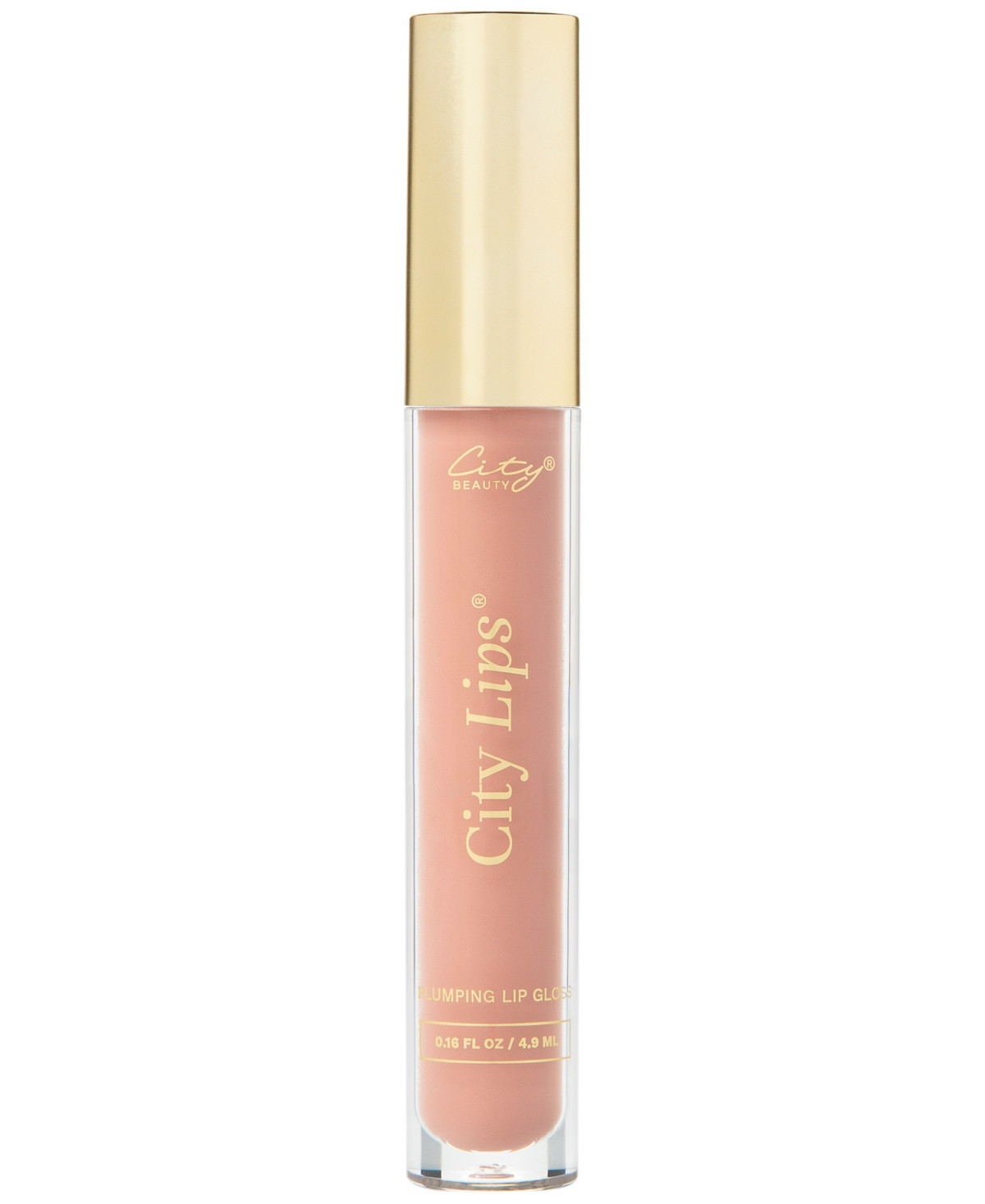 City Beauty Plumping Lip Gloss, 0.16 fl. oz./4.9 mL - Pink Nude | Macy's