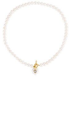 BONBONWHIMS Freshwater Pearl Necklace in White from Revolve.com | Revolve Clothing (Global)