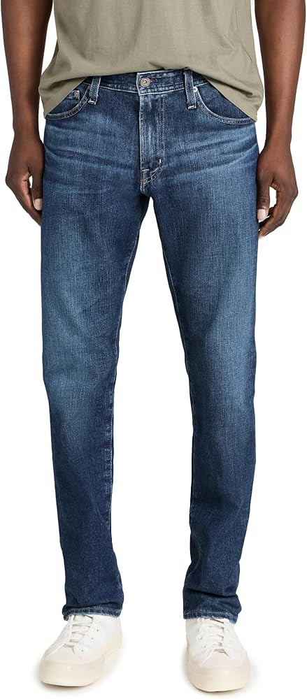 AG Adriano Goldschmied Men's Graduate Tailored Jeans 34" | Amazon (US)