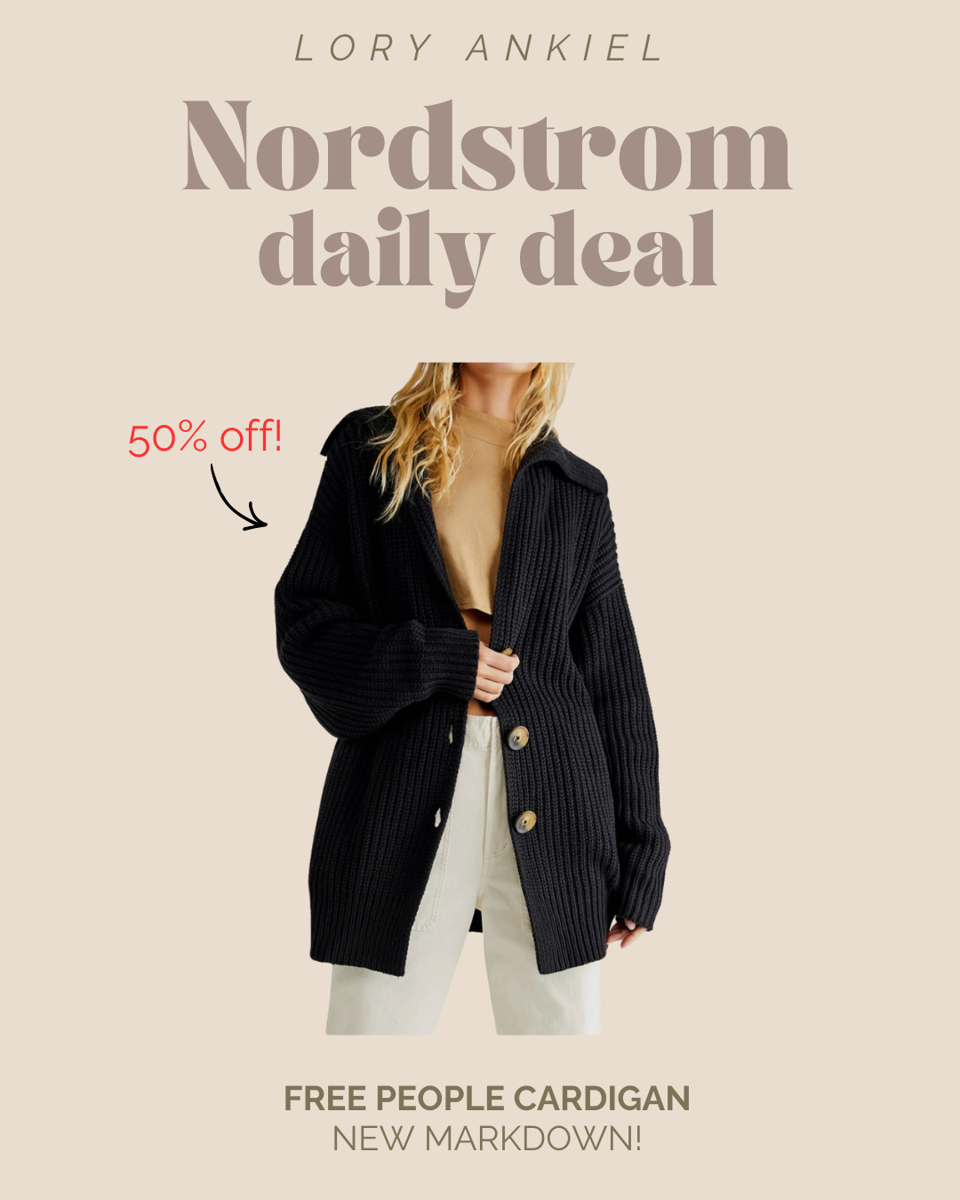 Nordstrom Daily Deal! - Free People Cardigan

#winteroutfit #freepeople #sweater 

 #LTKselfcare #LTKSaleAlert #LTKWorkwear