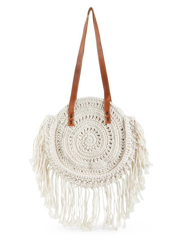 Round Macrame Tote | Saks Fifth Avenue OFF 5TH
