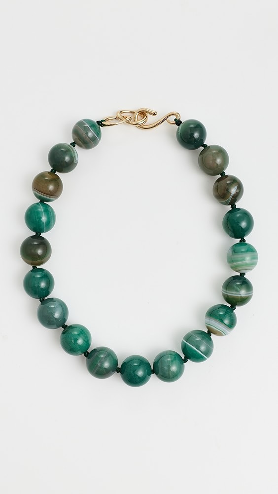 Oversized Stone Bead Choker Necklace | Shopbop