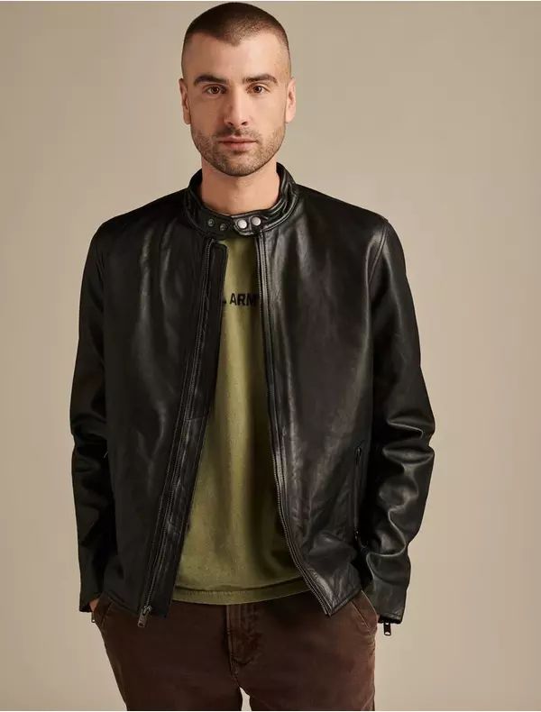 Clean Leather Bonneville Jacket | Lucky Brand