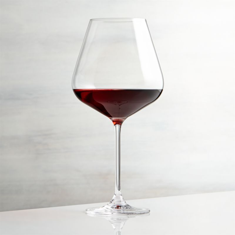 Hip Large Red Wine Glass + Reviews | Crate and Barrel | Crate & Barrel