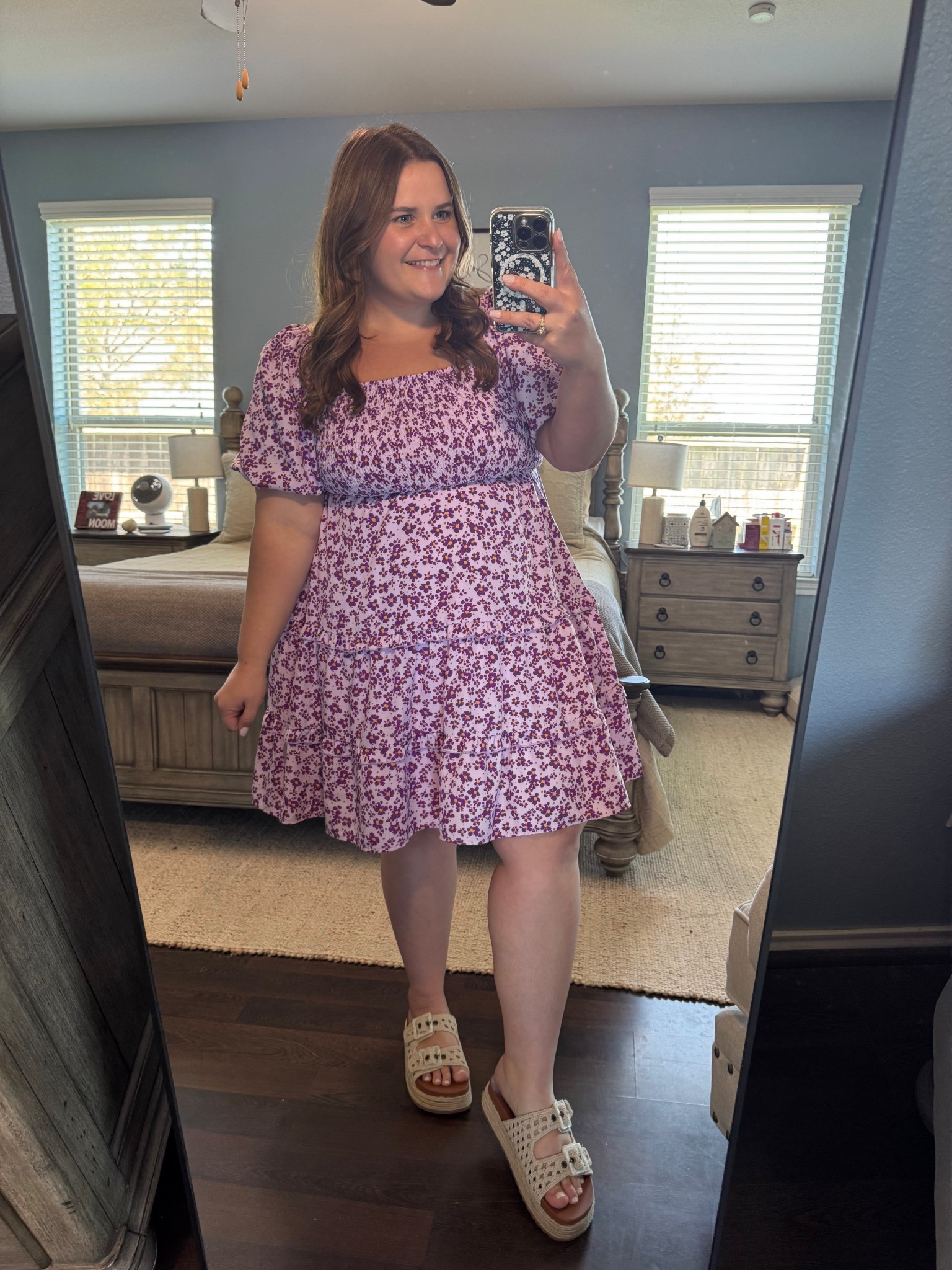 My new favorite spring and summer dress. It’s such a pretty lilac color and the floral pattern is so cute and girly🤩 wearing a 1x/size 16. It fits true to size. 

#LTKootd #LTKPlusSize #LTKMidsize