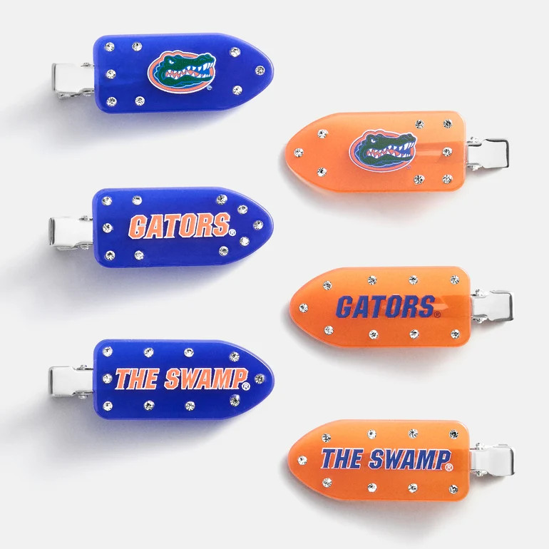 University of Florida Creaseless Hair Clip Set - University of Florida | BaubleBar