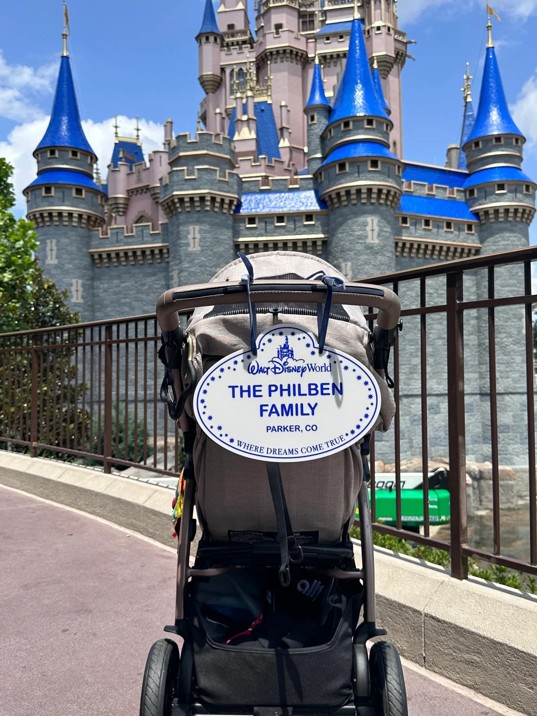 Disney Inspired Personalized Stroller Tag Mickey Minnie Cast Member - Etsy | Etsy (US)